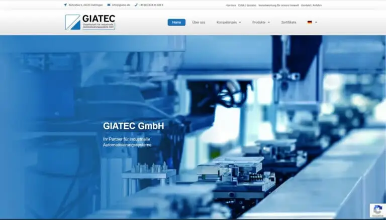Webseite für Handwerker zum Festpreis 7 giatec.de